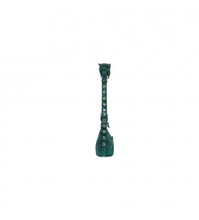 La mujer, Balenciaga Le Cagole Xs Pedrería Bolsas de Hombro Verde