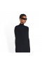 Ženy Balenciaga Loď Límec Double Layer Tops Black