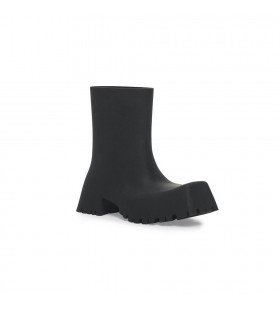 Mænd ' s Balenciaga Trooper Gummi Støvler Sort