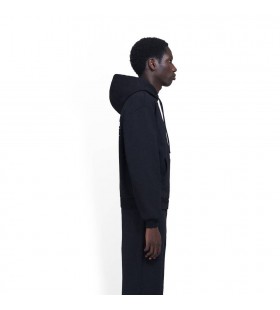Mænd ' s Balenciaga Politiske Kampagne, Medium Fit Sort Hættetrøje