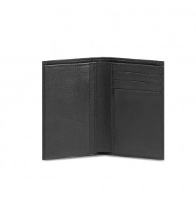 Men's Balenciaga Cash Vertical Bifolded Wallets Black / White