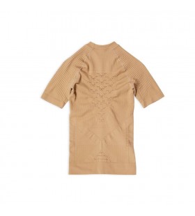 Naisten Balenciaga Urheilullinen B Crewneck Lyhyt Hiha Urheilullinen Topit Beige