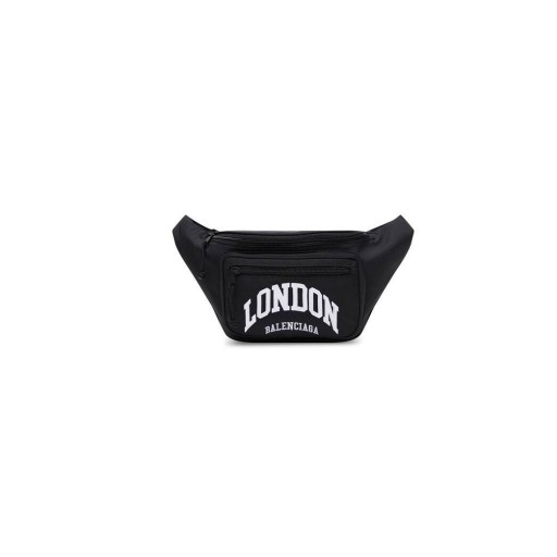 Des hommes Balenciaga Villes de Londres Explorer la loco-commande Ceinture Sacs Noir