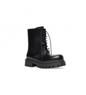 Des hommes Balenciaga Sergent 20mm Bottes Noir