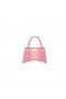 Women ' s Balenciaga Hourglass Kleine Krokodil Geprägte Handtasche Rosa