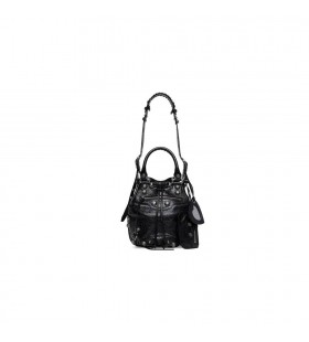 Women ' s Balenciaga Le Cagole Kleine-Eimer-Handtasche Black