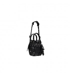 Women ' s Balenciaga Le Cagole Kleine-Eimer-Handtasche Black