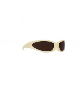 Women ' s Balenciaga Skin Katze Sonnenbrille Licht Gelb