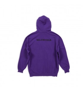 Γυναικών Balenciaga Balenciaga Πίσω μέσα Κατάλληλα Hoodie Μωβ